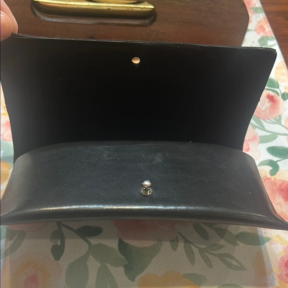 Rag & Bone Black Leather Glasses Sunglasses case